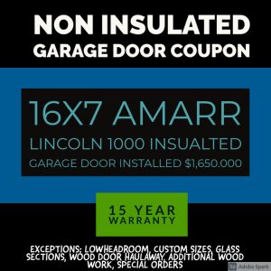 non insulated door coupon